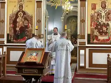 Божественная литургия в праздник Преображения Господня