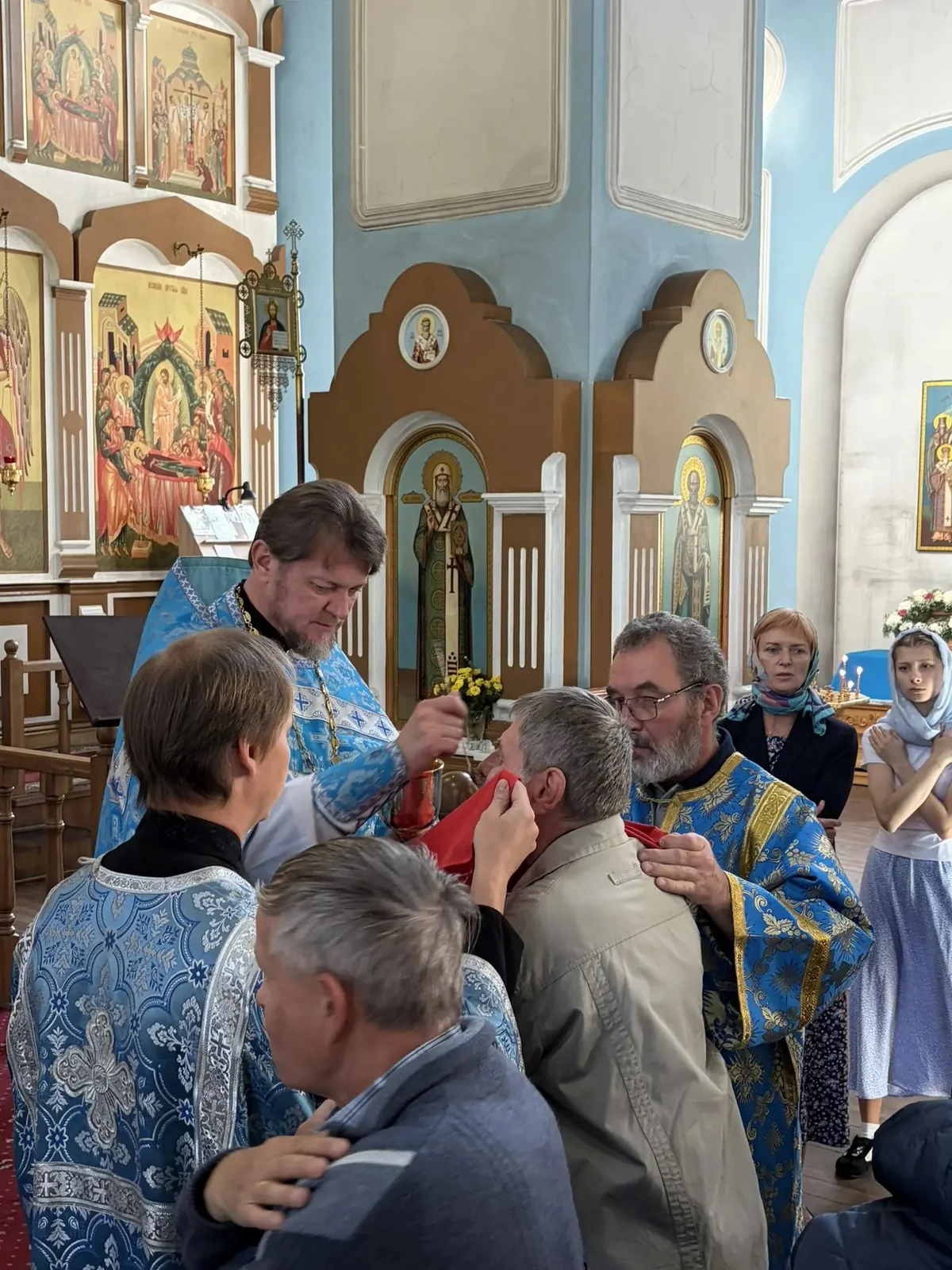 Причащение в праздник Успения Пресвятой Богородицы
